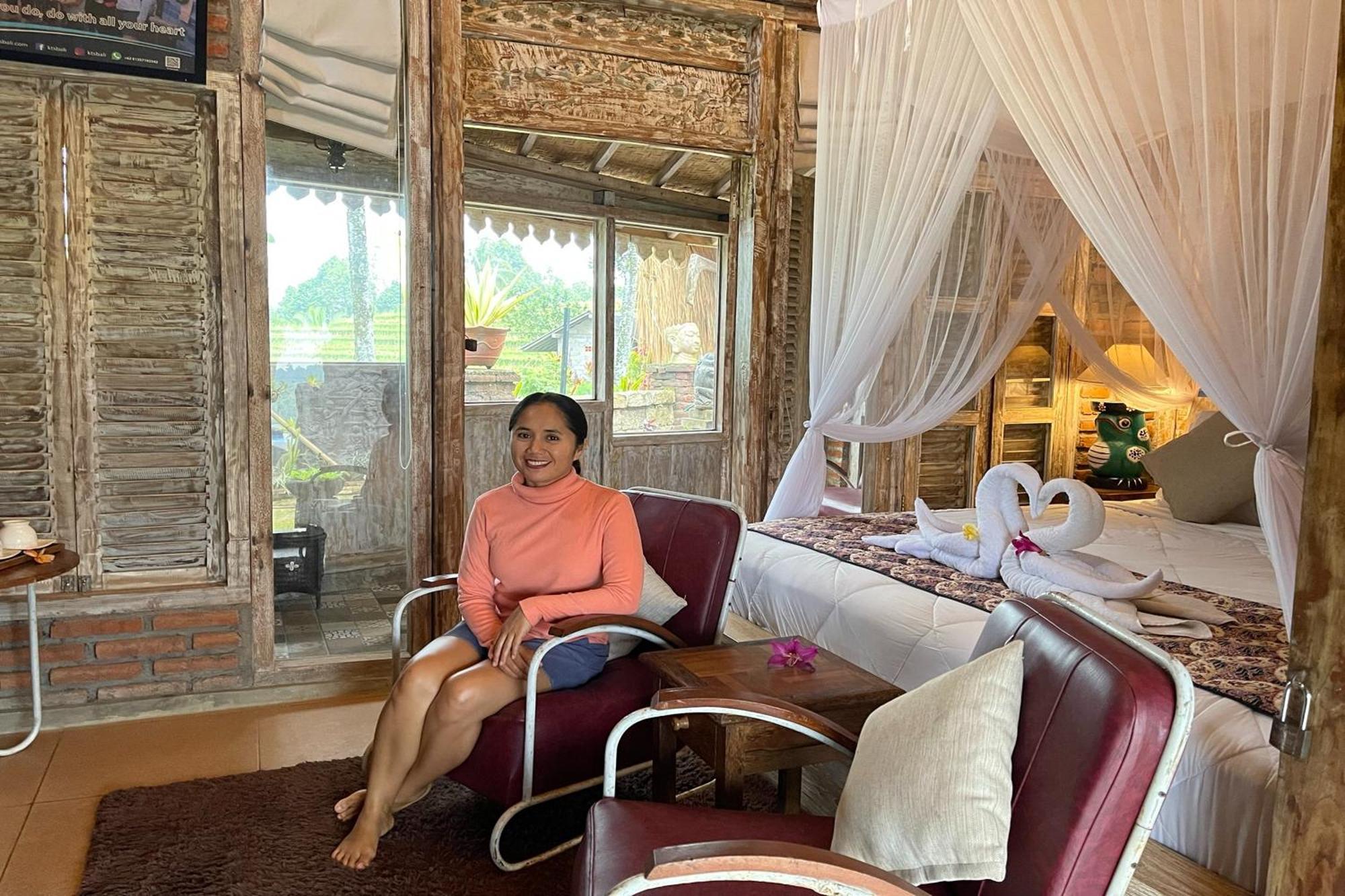Villa Kts - Kubu Tepi Sawah Selemadeg Exterior foto